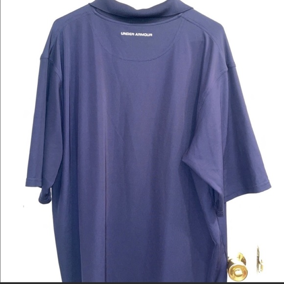 NWOT Under Armour dri fit blue short sleeve polo size XXL - Picture 4 of 4